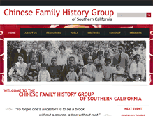 Tablet Screenshot of chinesefamilyhistory.org